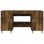 Mesa Vidaxl em contraplacado de carvalho fumado 140x50x75 cm