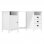 Vidaxl Hill Range Scrivania In Legno Di Pino Bianco 150x50x74 Cm
