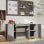 Vidaxl bureau contreplaqué Sonoma gris 140x50x75 Cm