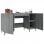 Vidaxl bureau contreplaqué Sonoma gris 140x50x75 Cm