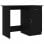 Vidaxl Bureau Contreplaqué Noir 100x50x76 Cm