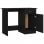 Vidaxl Bureau Contreplaqué Noir 100x50x76 Cm