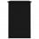 Vidaxl Bureau Contreplaqué Noir 100x50x76 Cm