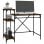 Vidaxl bureau avec étagères en fer et bois chêne fumé 105x50x90 Cm