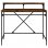 Vidaxl bureau en fer et contreplaqué chêne fumé 100x50x90 Cm