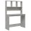 Vidaxl Bureau étagère en contreplaqué gris béton 102x45x148cm
