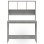 Vidaxl Bureau étagère en contreplaqué gris béton 102x45x148cm