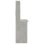Vidaxl Bureau étagère en contreplaqué gris béton 102x45x148cm