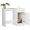 Mesa de madeira compensada branca Vidaxl 100x50x76 cm
