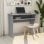 Vidaxl bureau contreplaqué Sonoma gris 90x50x74 Cm