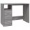 Mesa Vidaxl com gavetas contraplacado cinzento Sonoma 102x50x76 cm