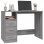 Mesa Vidaxl com gavetas contraplacado cinzento Sonoma 102x50x76 cm