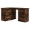Bureau d'angle contreplaqué de chêne fumé Vidaxl 145x100x76cm