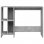 Mesa para caderno de madeira compensada cinza concreto Vidaxl 102,5x35x75 cm