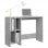 Mesa para caderno de madeira compensada cinza concreto Vidaxl 102,5x35x75 cm