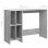 Mesa para caderno de madeira compensada cinza concreto Vidaxl 102,5x35x75 cm