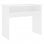 vidaXL Escritorio de madera contrachapada blanco 90x50x74 cm
