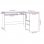 Vidaxl Escritorio Forma De L Contrachapada Blanco Brillo 120x140x75 Cm