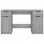 Bureau Vidaxl avec armoire latérale contreplaqué Sonoma gris