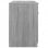 Bureau Vidaxl avec armoire latérale contreplaqué Sonoma gris