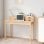 Vidaxl bureau en bois de pin massif 110x50x93 Cm