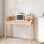 Vidaxl bureau en bois de pin massif 110x50x93 Cm