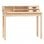 Vidaxl bureau en bois de pin massif 110x50x93 Cm