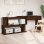 Vidaxl Bureau d'angle Contreplaqué Couleur Chêne 200x50x76cm