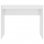 vidaXL Escritorio de madera contrachapada blanco brillo 90x40x72 cm