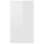 vidaXL Escritorio de madera contrachapada blanco brillo 90x40x72 cm