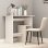 Vidaxl Bureau Contreplaqué Blanc 80x45x74 Cm