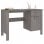 Vidaxl Hamar bureau bois de pin massif gris clair 113x50x75 Cm