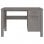 Vidaxl Hamar bureau bois de pin massif gris clair 113x50x75 Cm