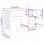 Vidaxl Hamar bureau bois de pin massif gris clair 113x50x75 Cm