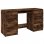 Vidaxl Bureau Contreplaqué Chêne Fumé 140x50x77 Cm