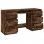 Vidaxl Bureau Contreplaqué Chêne Fumé 140x50x77 Cm
