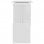 Vidaxl bureau d'angle en contreplaqué blanc brillant 200x50x76 Cm