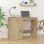 Vidaxl Escritorio Madera Contrachapada Color Roble Sonoma 100x49x75 Cm