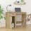 Vidaxl Escritorio Madera Contrachapada Color Roble Sonoma 100x49x75 Cm