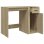 Vidaxl Escritorio Madera Contrachapada Color Roble Sonoma 100x49x75 Cm