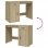 Vidaxl Escritorio Madera Contrachapada Color Roble Sonoma 100x49x75 Cm