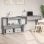 Vidaxl Mesa de Canto Contraplacado Sonoma Cinzento 200x50x76cm