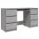 Vidaxl Scrivania in Compensato Sonoma Grigio 140x50x77 Cm