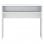 Vidaxl bureau en contreplaqué blanc brillant 90x50x74 Cm