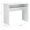 Vidaxl bureau en contreplaqué blanc brillant 90x50x74 Cm