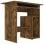 Mesa de contraplacado Vidaxl Carvalho fumado 80x45x74 cm