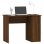 Vidaxl Escritorio De Madera Contrachapada Marrón Roble 100x55x75 Cm