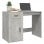 Vidaxl Bureau Contreplaqué Gris Béton 100x49x75 Cm