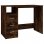 Vidaxl Escritorio Con Cajones Contrachapada Roble Ahumado 102x50x76 Cm