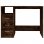 Vidaxl Escritorio Con Cajones Contrachapada Roble Ahumado 102x50x76 Cm